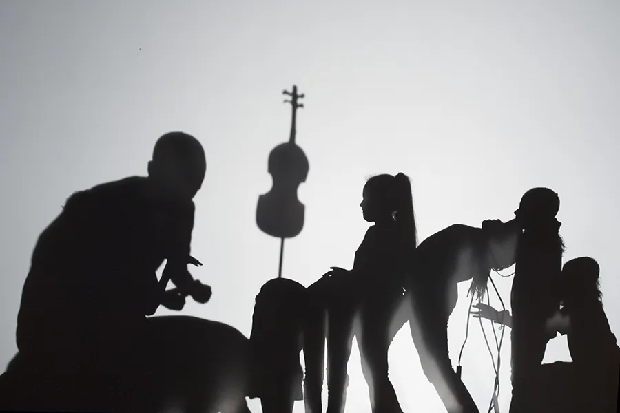 Théâtre d'ombres (photo Yves Petit) | Concert 174 voix du 17 juin 2014