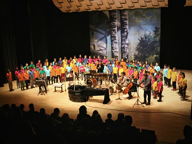 Classes à pratiques vocales, ensemble Tetraktys | Concert La Soupe aux soucis du 7 décembre 2017
