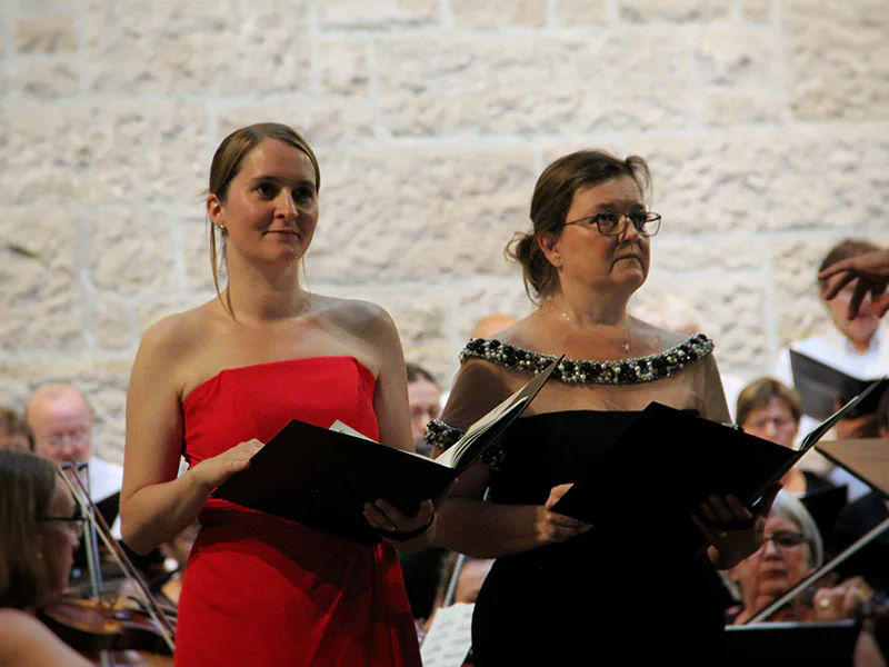 Émilie Burney, Francine André | Concert <em>Requiem</em> de Michael Haydn, <em>Missa Brevis</em> de Joseph Haydn du 1<sup>er</sup> juillet 2018