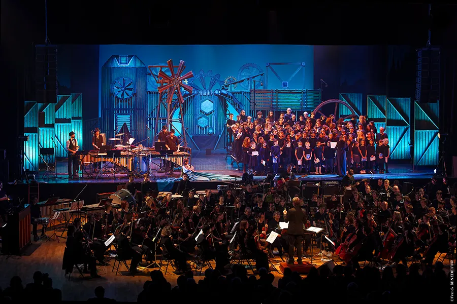 Orchestre du Voironnais, ensemble Tactus, chœur (photo Franck Benedetto) | Concert Le Fil de l'Ô du 3 et 4 février 2023