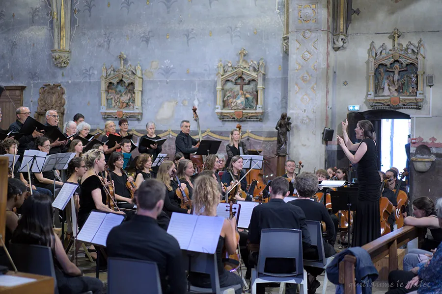 Chœur A piacere, Émilie Burney (photo Guillaume Le Tallec) | Concert Chœur et orchestre du 30 juin et 2 juillet 2023